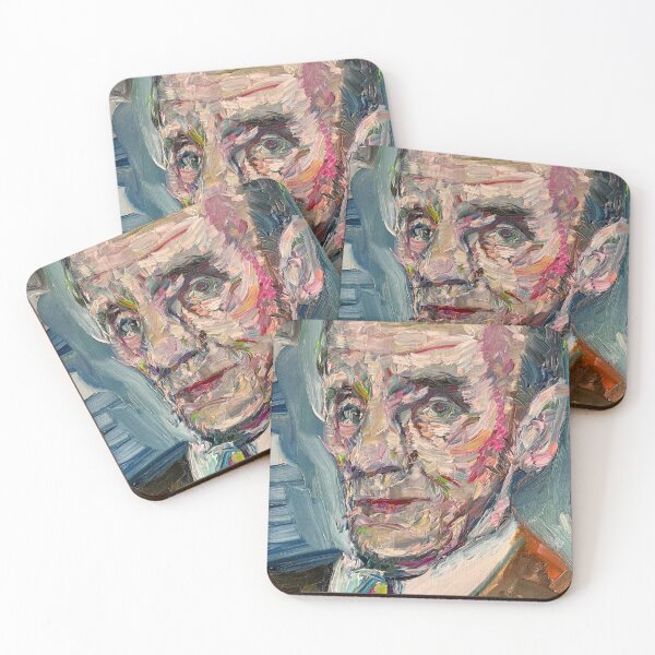 Item preview, WILLIAM BURROUGHS oil portrait designed and sold by lautir.