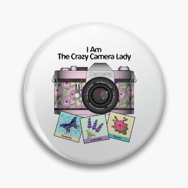Item preview, I Am The Crazy Camera Lady - Camera Instant Images designed and sold by Ayesha Saleem.