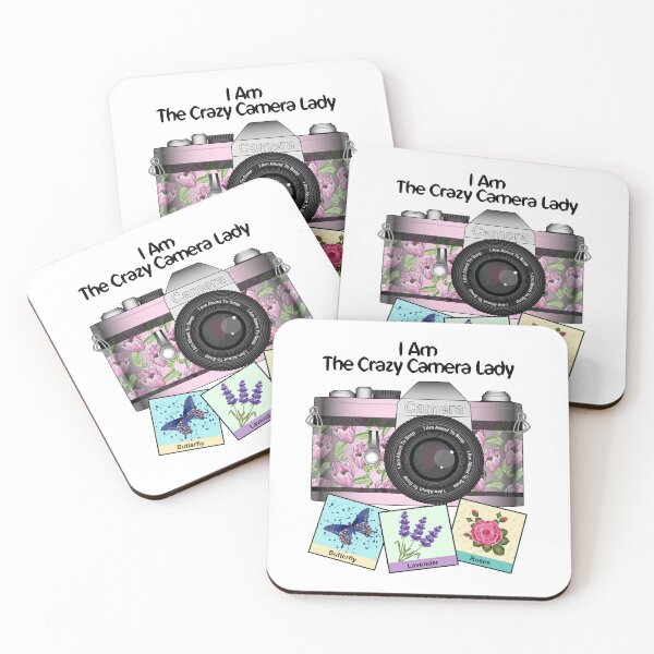 Item preview, I Am The Crazy Camera Lady - Camera Instant Images designed and sold by Ayesha Saleem.