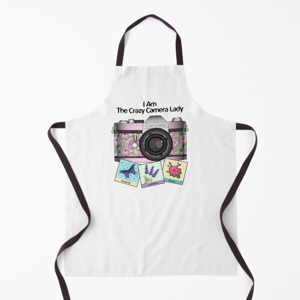 Item preview, I Am The Crazy Camera Lady - Camera Instant Images designed and sold by Ayesha Saleem.