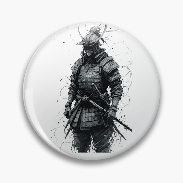 Item preview, japanes samurai black ink style designed and sold by nour ⭐⭐⭐⭐ ⭐.