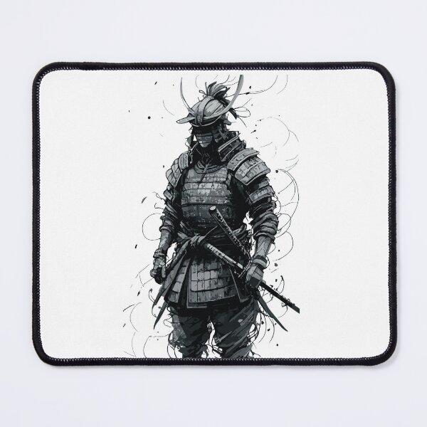 Item preview, japanes samurai black ink style designed and sold by nour ⭐⭐⭐⭐ ⭐.