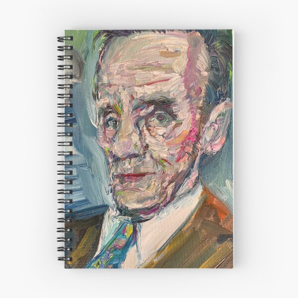 Item preview, WILLIAM BURROUGHS oil portrait designed and sold by lautir.
