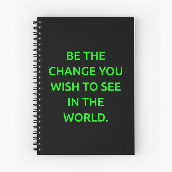 Item preview, Be the change you wish to see in the world. designed and sold by IMCDT.