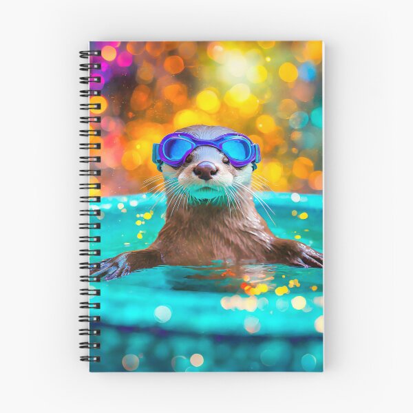 Item preview, Otter with swimming goggles designed and sold by TBMdesigns.