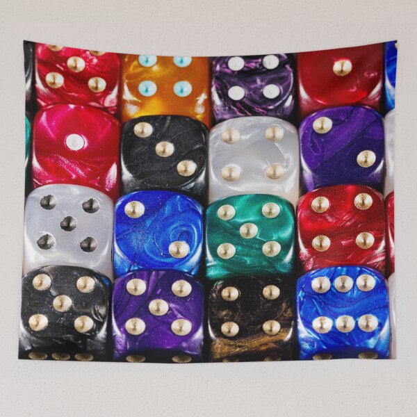Item preview, A group of colorful 6-sided dice designed and sold by Giuseppe Cammino.