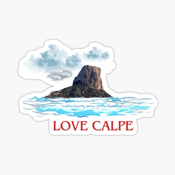 Item preview, Love Calpe with the Peñón de Ifach designed and sold by MarieSusan.