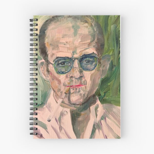 Item preview, HUNTER S. THOMPSON oil portrait designed and sold by lautir.