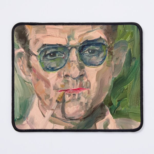 Item preview, HUNTER S. THOMPSON oil portrait designed and sold by lautir.