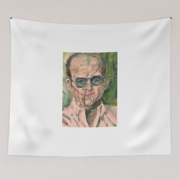 Item preview, HUNTER S. THOMPSON oil portrait designed and sold by lautir.
