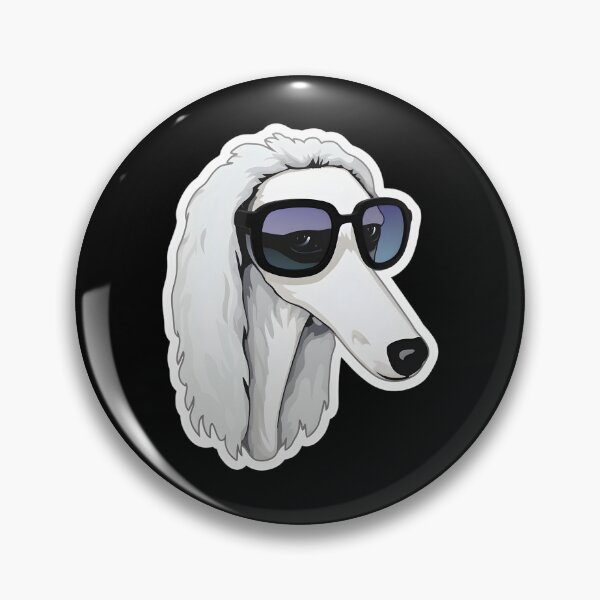 Item preview, Silly Glasses Borzoi designed and sold by CUTEDOGGIEZ.