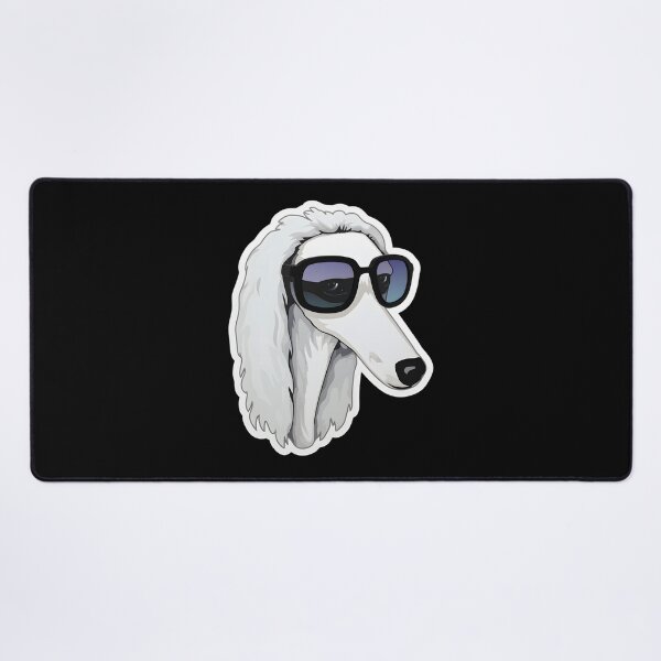 Item preview, Silly Glasses Borzoi designed and sold by CUTEDOGGIEZ.