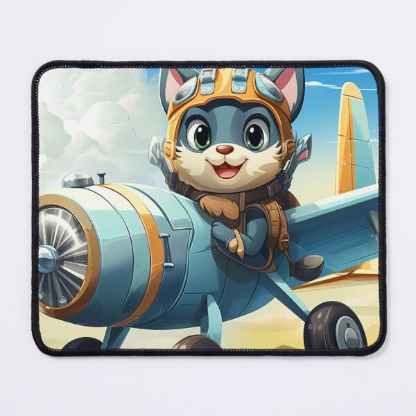 Item preview, Adventures in the Sky: The Cartoon Cat Pilot designed and sold by Cris888.
