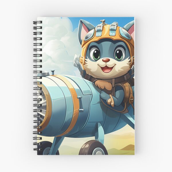 Item preview, Adventures in the Sky: The Cartoon Cat Pilot designed and sold by Cris888.
