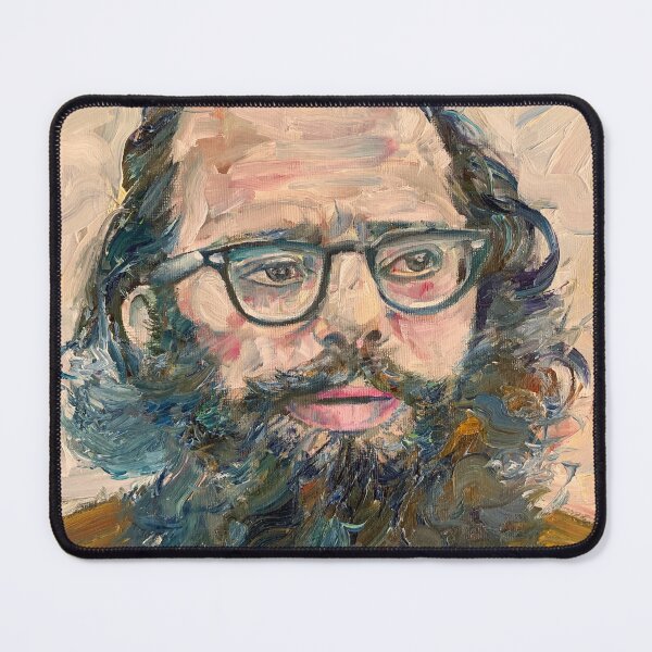 Item preview, ALLEN GINSBERG oil portrait designed and sold by lautir.