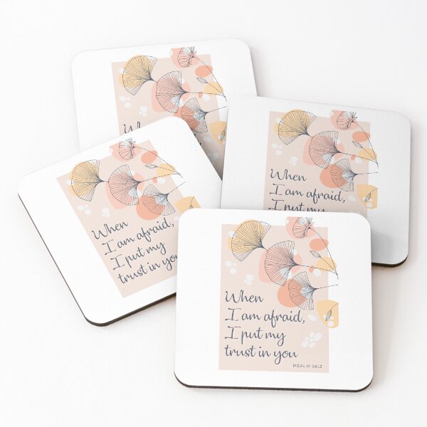 Item preview, JW 2024 Yeartext - When I am afraid, I put my trust in you (Psalm 56:3) designed and sold by LiliGalerie.