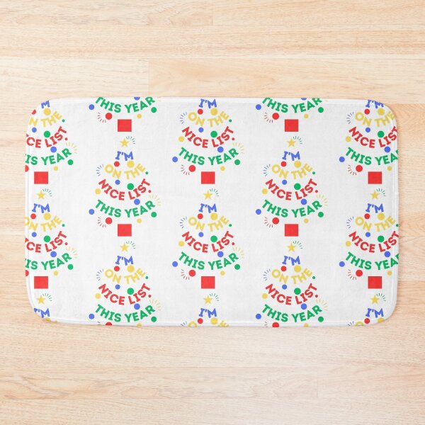 Item preview, I'm on the "Nice List" designed and sold by MoodThreads.