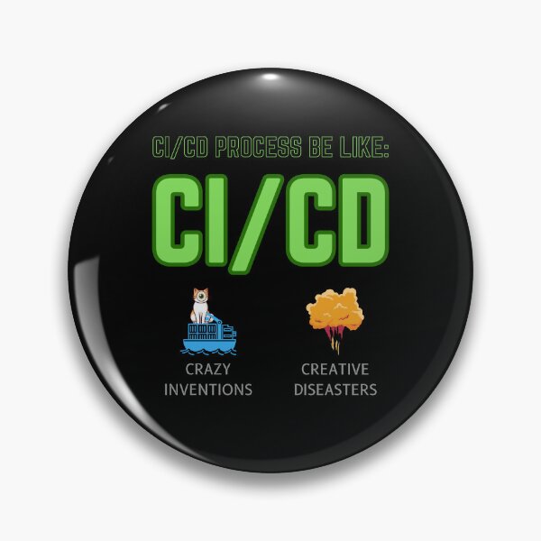 Item preview, CICD Process Funny Gifts for IT Professions designed and sold by CamaArt.