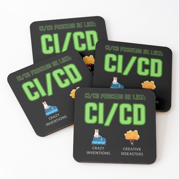 Item preview, CICD Process Funny Gifts for IT Professions designed and sold by CamaArt.