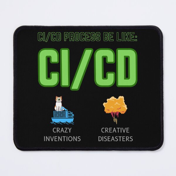 Item preview, CICD Process Funny Gifts for IT Professions designed and sold by CamaArt.