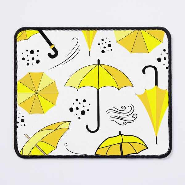 Item preview, Yellow Umbrella pattern designed and sold by Sakshi-Sarde.