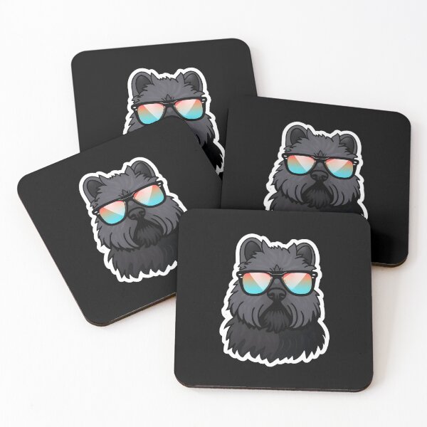 Item preview, Silly Glasses Bouvier des Flandres designed and sold by CUTEDOGGIEZ.