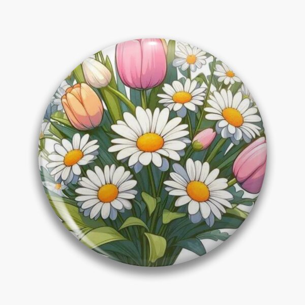Item preview, Flower pot with flowers  designed and sold by Ramen  De.