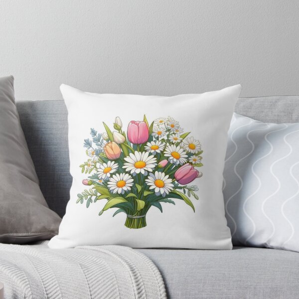 Item preview, Flower pot with flowers  designed and sold by Ramen  De.