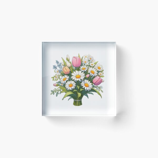 Item preview, Maceta con flores designed and sold by Ramen  De.