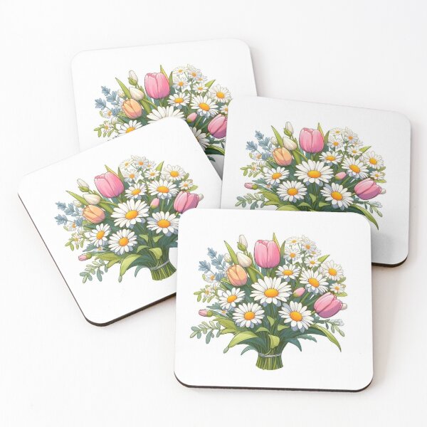 Item preview, Flower pot with flowers  designed and sold by Ramen  De.