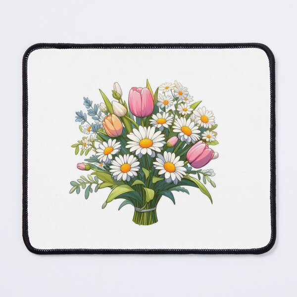Item preview, Flower pot with flowers  designed and sold by Ramen  De.
