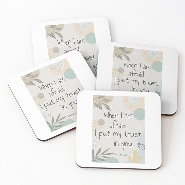 Item preview, JW 2024 Yeartext - When I am afraid, I put my trust in you (Psalm 56:3) designed and sold by LiliGalerie.