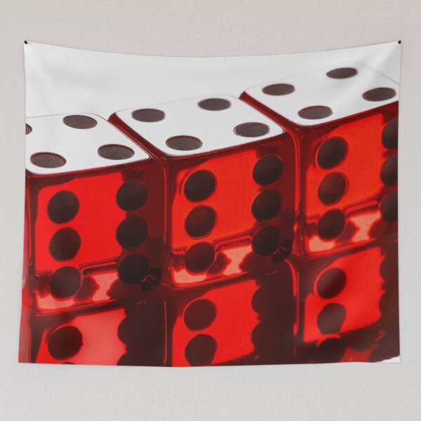 Item preview, A group of red 6-sided dice on a white backdrop designed and sold by Giuseppe Cammino.