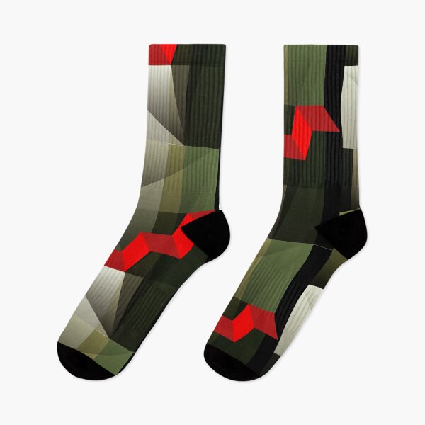 Item preview, Red stairs in green space designed and sold by Yatoff.