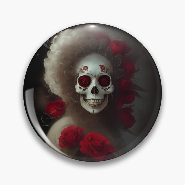 Item preview, Elegant gorgeous La Calavera Catrina, Lady of the afterlife, the Elegant Skull designed and sold by Fantasymachine.
