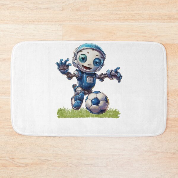Artikelvorschau, Retro-Roboter, der Fußball spielt entworfen und verkauft von ZenEvoke.