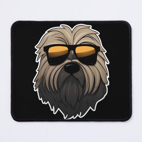Item preview, Silly Glasses Briard designed and sold by CUTEDOGGIEZ.