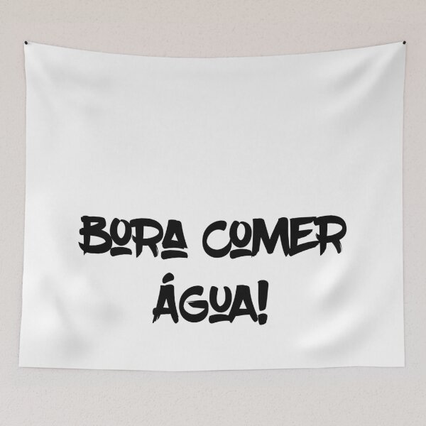 Item preview, Bora Comer Água! color black Bahia Brasil designed and sold by JaquelineGiulia.