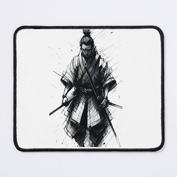 Item preview, samurai black ink style designed and sold by nour ⭐⭐⭐⭐ ⭐.