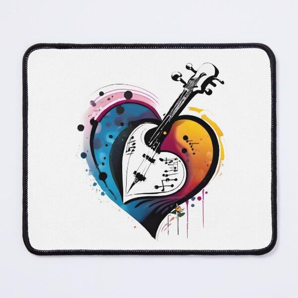 Item preview, heart symphony tshirt  designed and sold by hummygraphic.