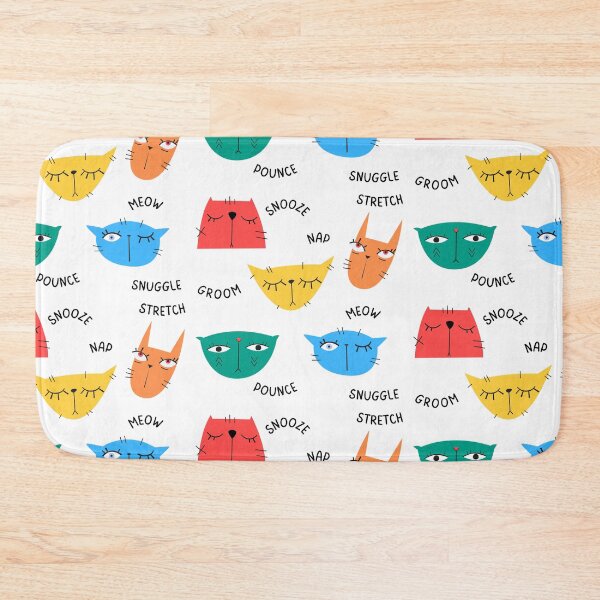 Item preview, Chromatic Cats Kitty Kaleidoscope Pattern designed and sold by Mehwish.