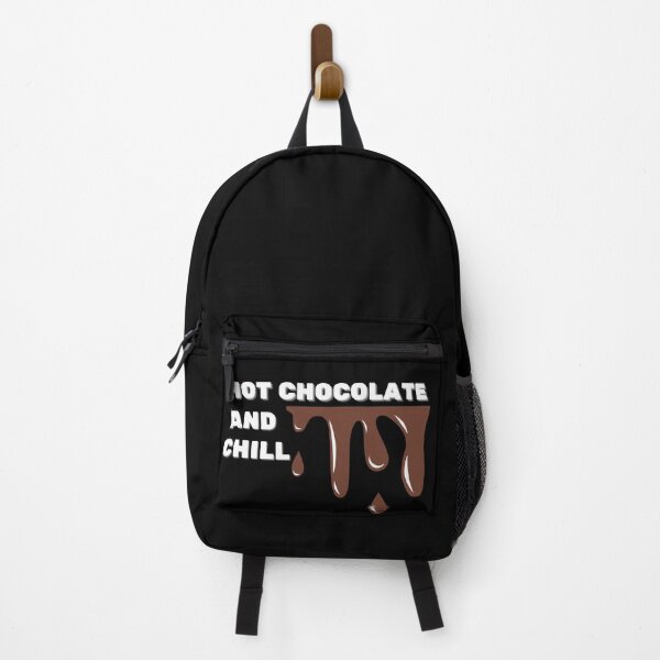 Item preview, hot chocolate and chill, for chocolate lovers designed and sold by NaaEchDesign ⭐⭐⭐⭐⭐.