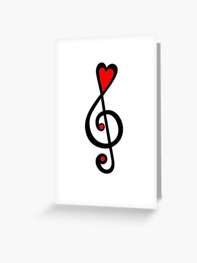 Musique I love coeur note piano classique chœur' Autocollant