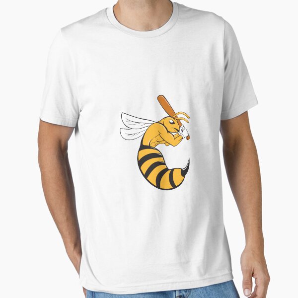 Item preview, Killer Bee Baseball Player Bat Cartoon designed and sold by patrimonio.