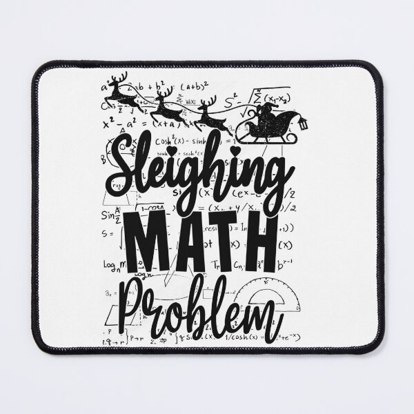 Item preview, Funny Sleighing Math Problem, Math Teacher Christmas 2024 designed and sold by ArtByKatti.
