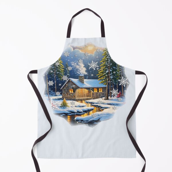 Item preview, Winter Cozy Cabin in Snow designed and sold by tamdevo1.