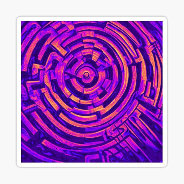Maze Sticker