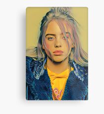 Billie Eilish Painting Metal Print