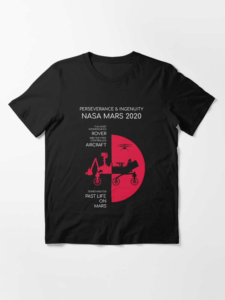 Camiseta esencial for Sale con la obra Perseverance and Ingenuity. NASA MARS 2020 Pop de BGALAXY Redbubble