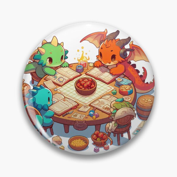 Item preview, Dragons Playing DnD designed and sold by dragongf.